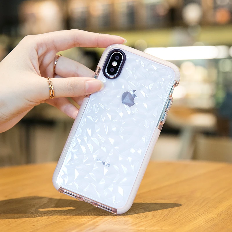 KISSCASE чехол для samsung Galaxy S8 S9 плюс роскошный 3D ромба противоударные Чехлы вода