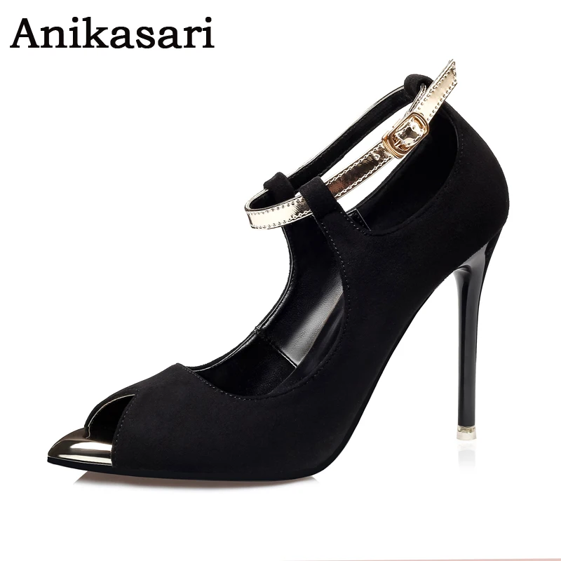 2017 Весна Гладиатор Высокий каблук женские босоножки сандалии на шпильках