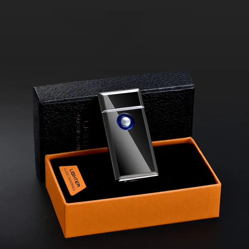 Электрический зажигалки Double Face зажигания зарядка через USB для сигарет