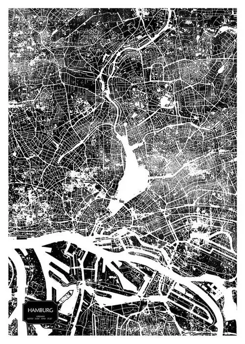 Rubbed map На заказ Карта города плакат черно-белая карта мира принты для настенного искусства холст Декор картина для скандинавского стиля гостиная подарок - Цвет: Rubbed map