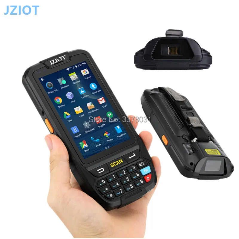 Pda портативный термальный 4G беспроводной Android 1D 2D лазерный сканер штрих-кода
