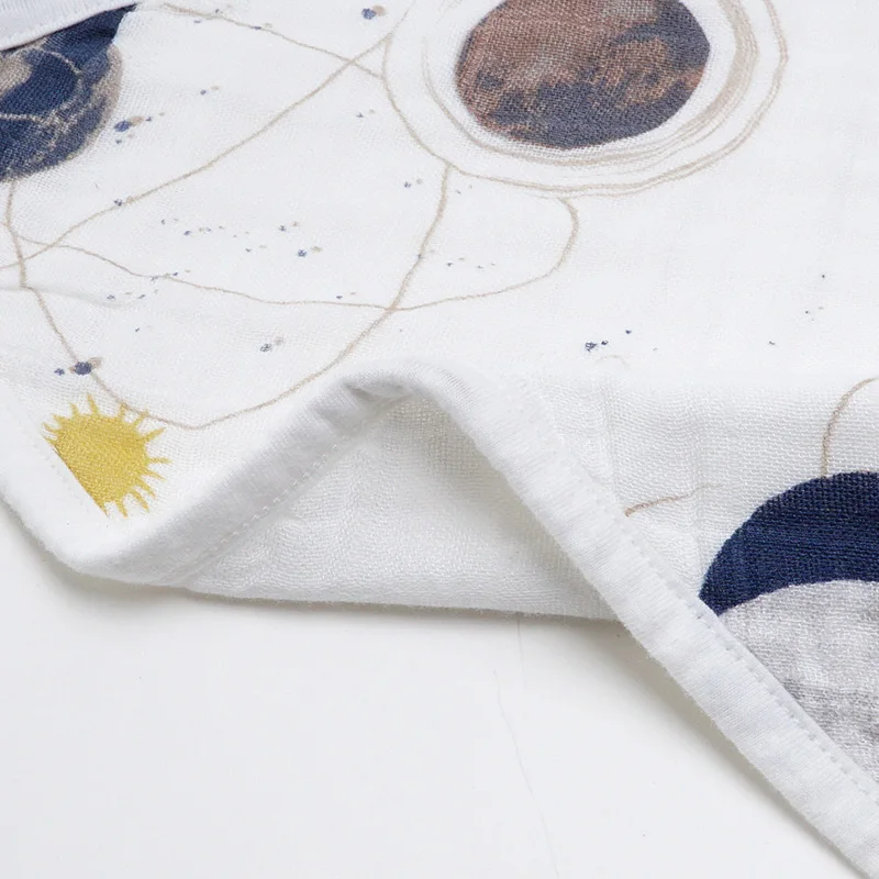 6-слойные треугольные нагрудники Muslinlife бандана для новорожденных из мягкого