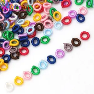 OlingArt 6 мм 50 шт.лот цветные застежки, нейлоновое кольцо для круглых 3 мм кожаных шнуровшнуров, сделай сам, кисточка, браслет, ожерелье, ювелирное изделие