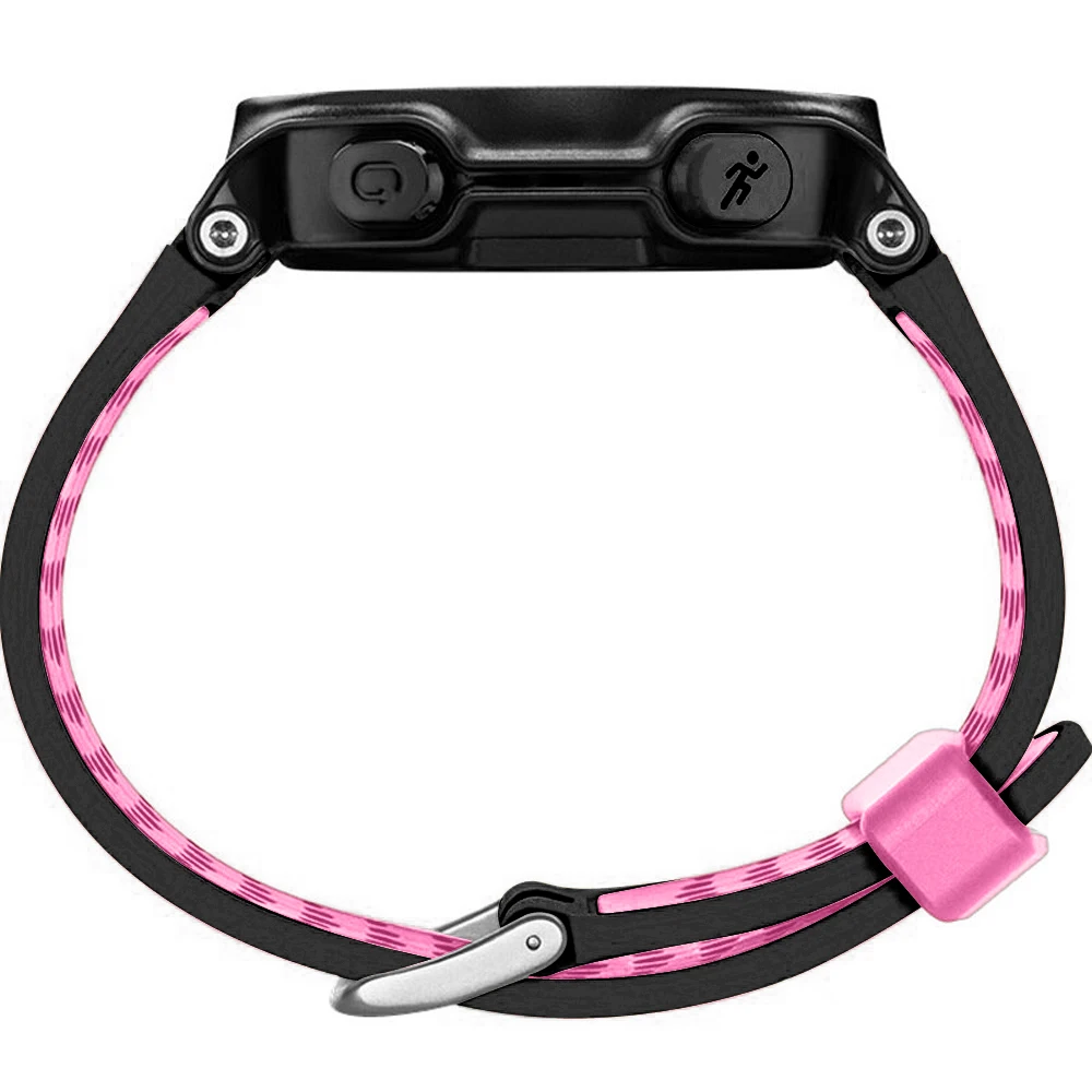 8 видов цветов силиконовый сменный ремешок для наручных часов для Garmin Forerunner 230/235/220/620/630/735 часы Спорт на открытом воздухе наручных