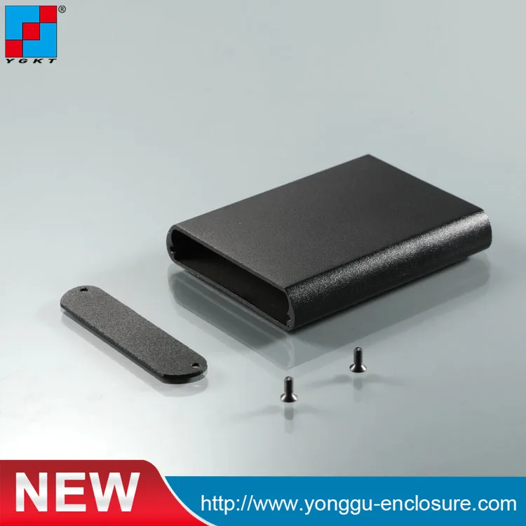 

57.5*13-73mm(WxH-D) metal pcb housing aluminum extrusion enclosure