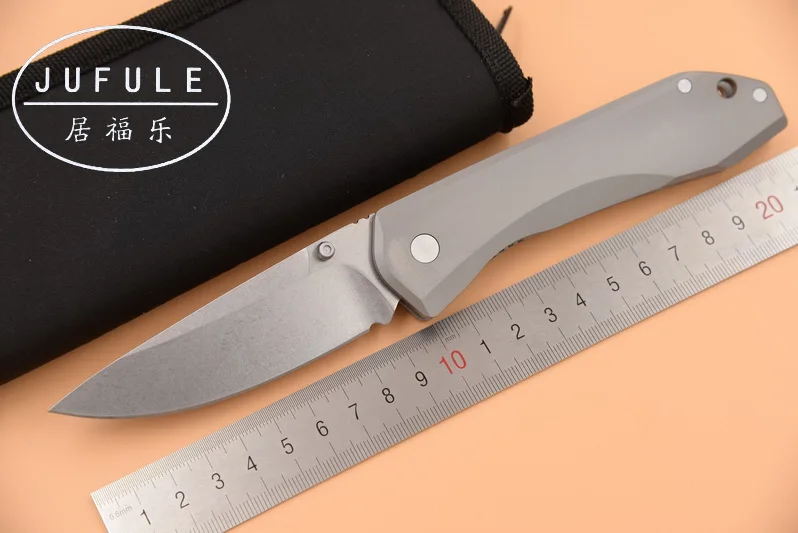 Бренд JUFULE 761 шарикоподшипник S35vn TC4 титановая ручка Складной Тактический Карманный Походный охотничий Открытый EDC инструмент кухонный нож