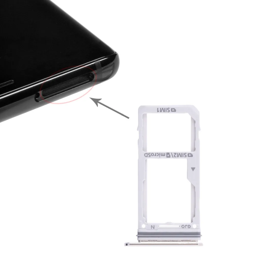 IPartsBuy 2 sim-карты лоток/микро лоток для карт SD Galaxy Note 8 | Мобильные телефоны и