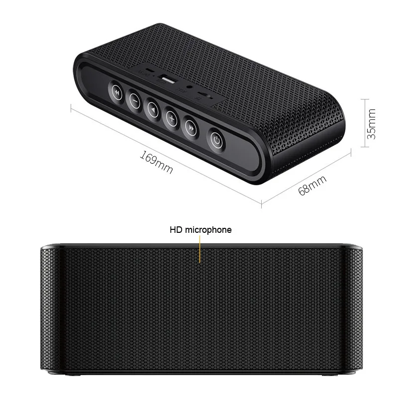 SltcrPasion 6W Caixa de Som Portatil Parlantes Bluetooth динамик мини портативный Altavoz сенсорное