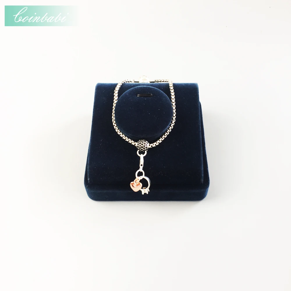 Бусины из стерлингового серебра с черной паве в европейском стиле карма сделай