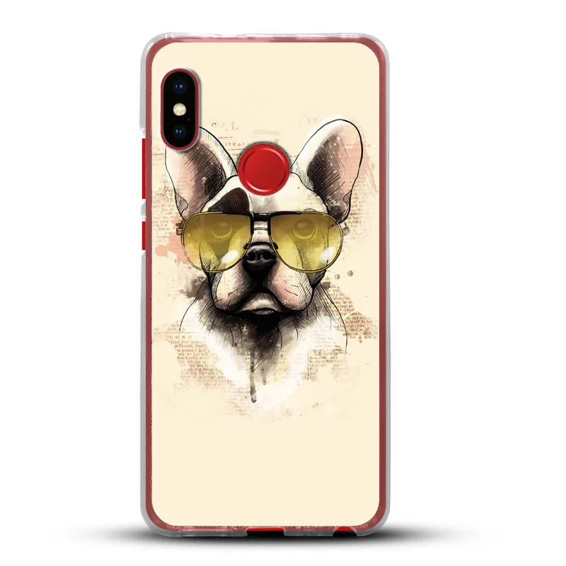 Мягкий чехол для Xiaomi Mi A2 силиконовый мягкая броня бампер с мультяшным рисунком