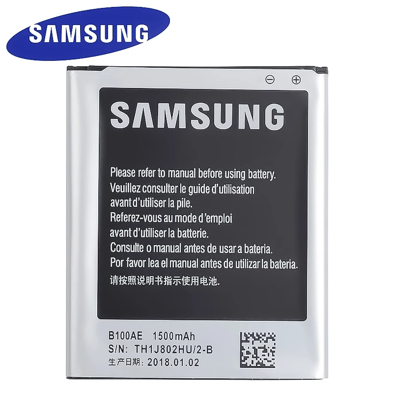 Оригинальный аккумулятор SAMSUNG B100AE для телефона Galaxy Ace 3 S7898 S7278 S7272 S7568i i679 S7270 S7262 i699i