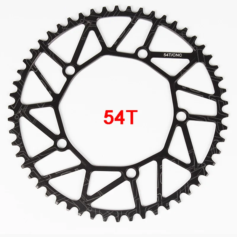 50 t/52 t/54 t/56 t/58 t Litepro CNC легкая узкая широкая цепь 130BCD - Цвет: 54T