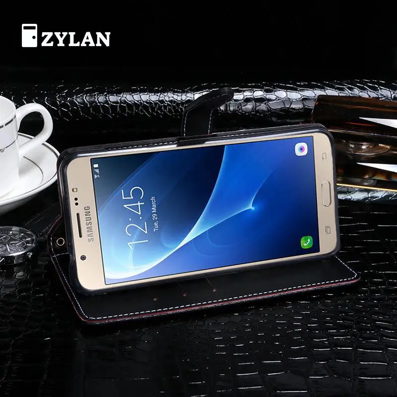 Кожаный чехол книжка ZYLAN для J2 Prime J3 2017 Pro J5 J530 J7 2016 J710 J720 Max Neo Nxt|Чехлы-книжки| |