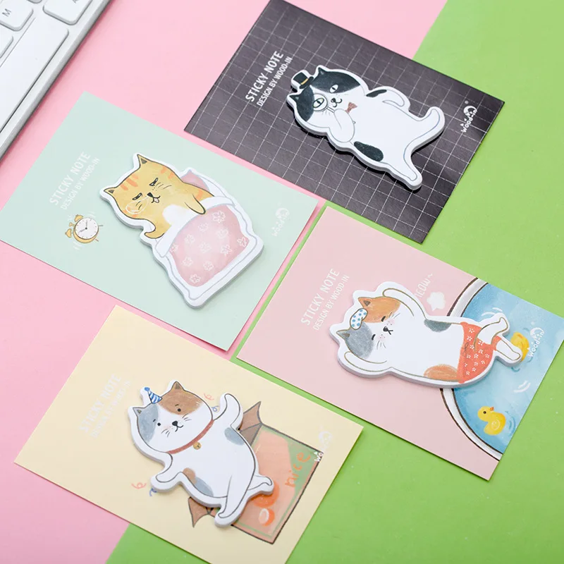 4 шт. Стикеры для заметок с животными|animal sticky notes|sticky notesmemo pad |