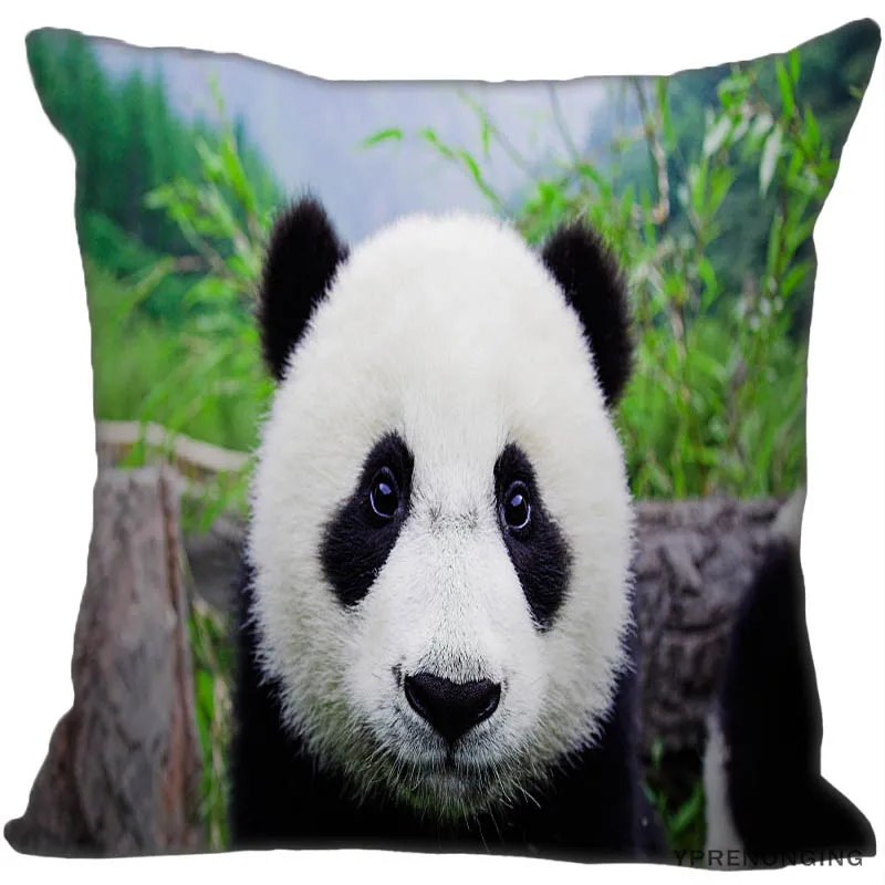 Square Pillowcase Заказная гигантская панда квадратная Наволочка на заказ молнии чехол для подушки(с одной стороны) 180522-02-22 - Цвет: Square Pillowcase