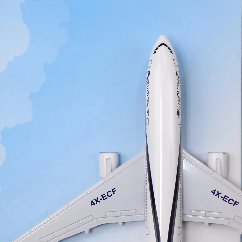 EL AL Israel Airlines Boeing 777 16 см металлические модели самолетов детские подарочные на день