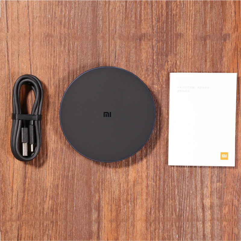 Оригинальное Беспроводное зарядное устройство для телефона Xiaomi 10W Qi 7 5 W iphone x 8 plus