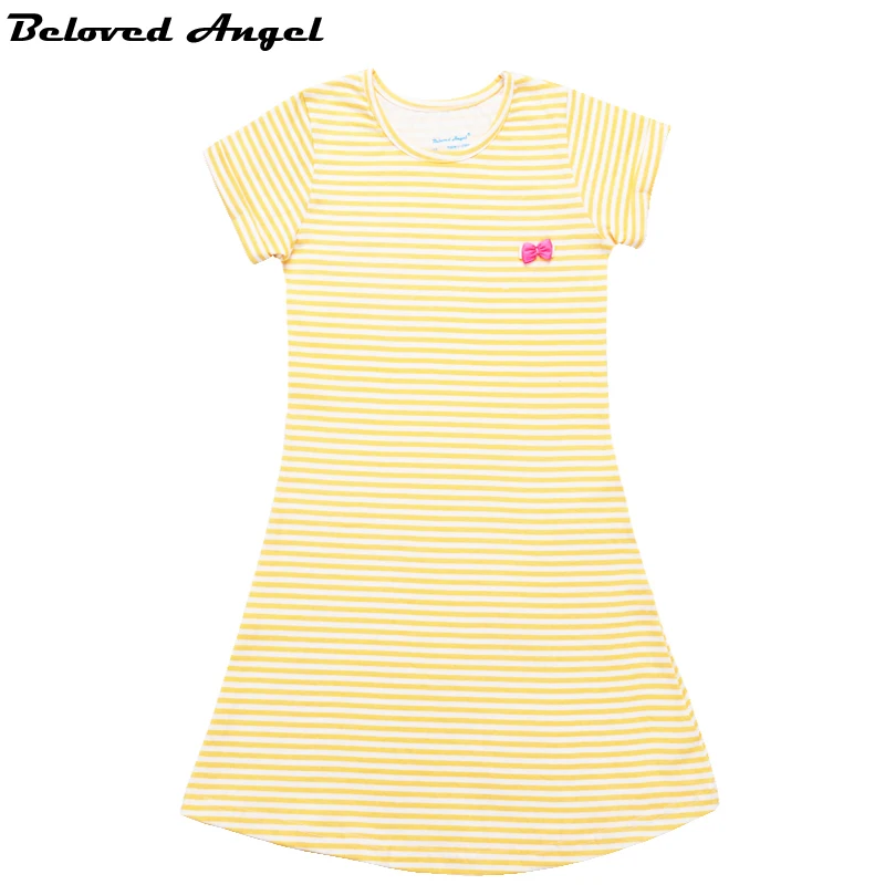 2019 Summer Short Sleeves Girls Vintage Dresses Child Princess Clothing School Kids Clothes Baby Teens Dress Party Wear | Детская одежда