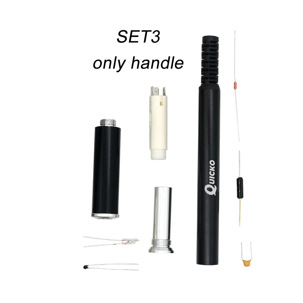 T12-9501 сплав паяльник ручка DIY наборы для STC/OLED 952/951 мини 942/941 станция металлическая ручка запасные части