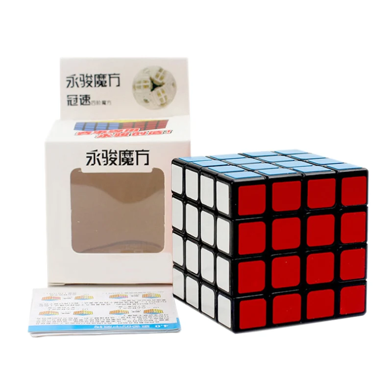 YJ GuanSu Magic speed Cube 4x4x4 magico Cubo cubing Puzzle 4x4 кубики для начинающих детские развивающие