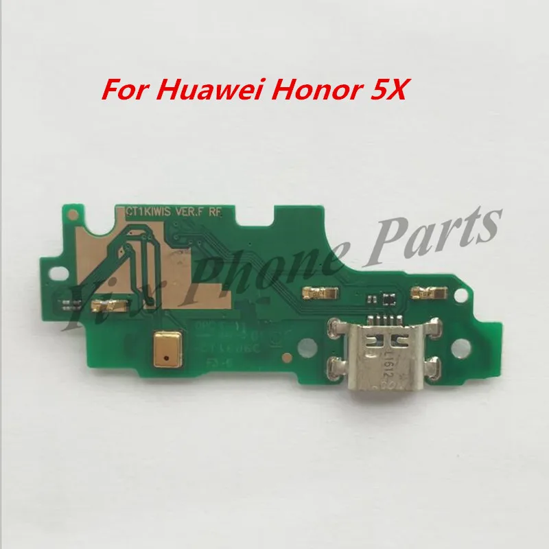 

10 шт./лот док-разъем зарядное устройство USB разъем порт для зарядки гибкий кабель для Huawei Honor 5X запасные части