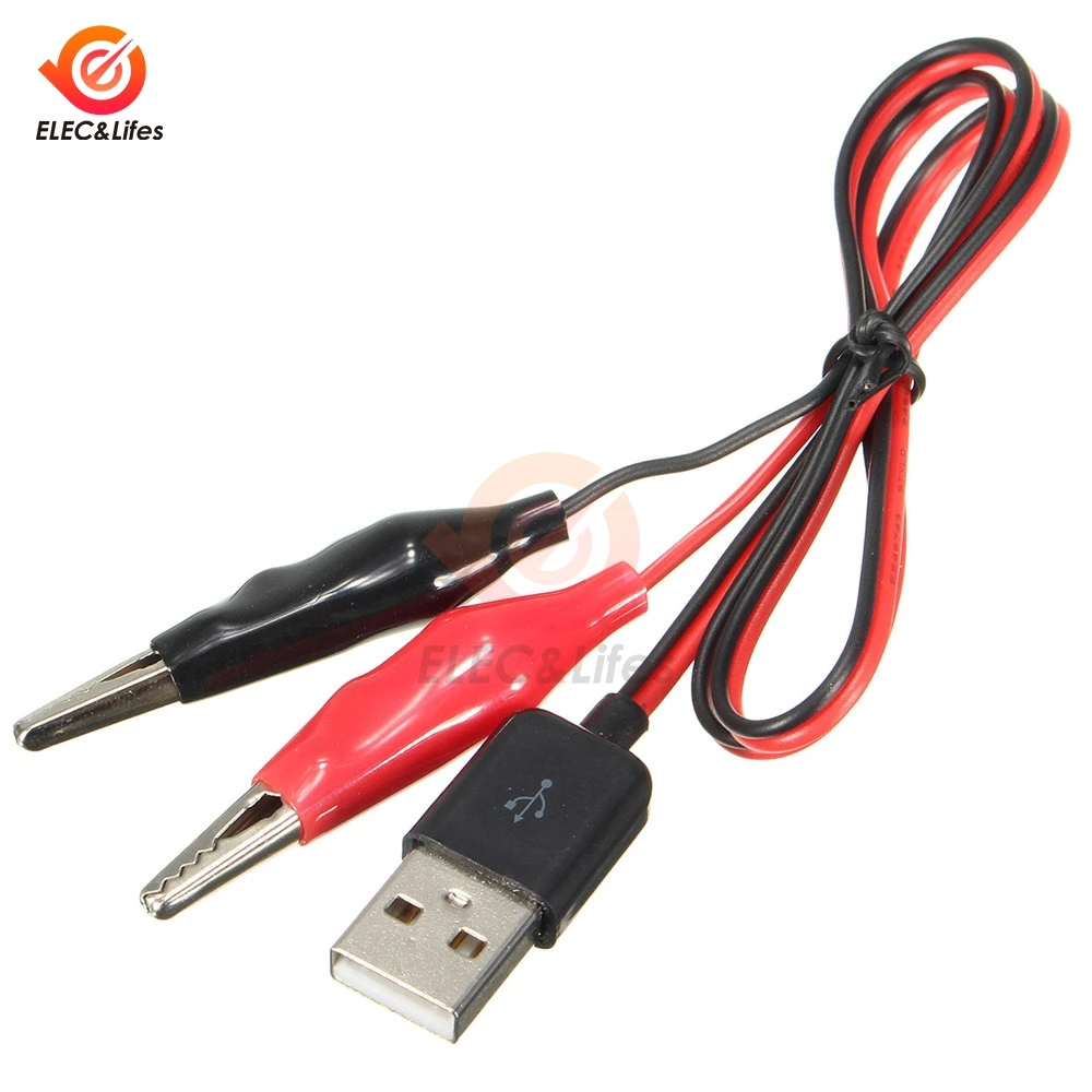 5 шт. USB тестер для измерения напряжения и силы тока|Щипковые зажимы| |