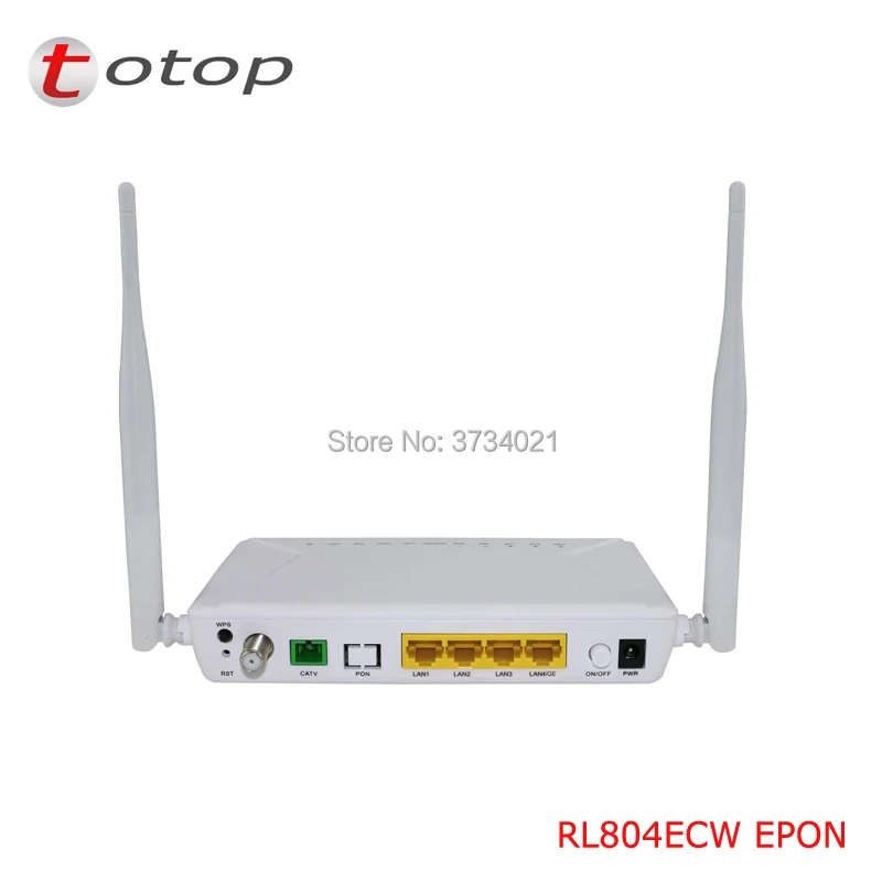 Индивидуальные EPON ONU ONT RL804ECW с 1GE + 3FE 1CATV wifi одиночное волокно для оптоволоконного