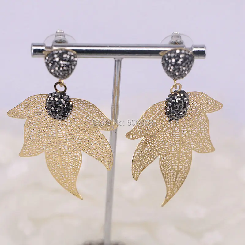 6 пар золотого цвета новый дизайн стильные модные Очаровательные Элегантные