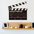 Реквизит из фильма Clapboard виниловая наклейка на стену для экшн-съемки художественная наклейка Съемная Настенная роспись для домашнего декора B651