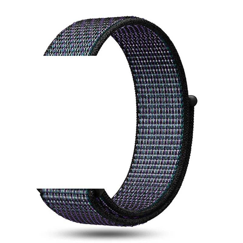 Модные Nylone Correa ремешок для samsung Galaxy Watch 46 мм 42 на запястье gear S3 классический Amazfit Bip