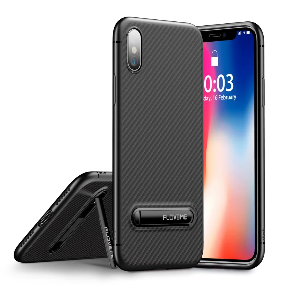 Floveme New чехол для iPhone 8 Plus Case чехол на айфон 8 Plus мобильный Бамперы для смартфонов для iPhone 6 6S 7 8 Plus чехол на айфон 6 6s Интимные аксессуары+ сменный держатель Coque чехол на айфон X 6 6s 8 - Цвет: Black