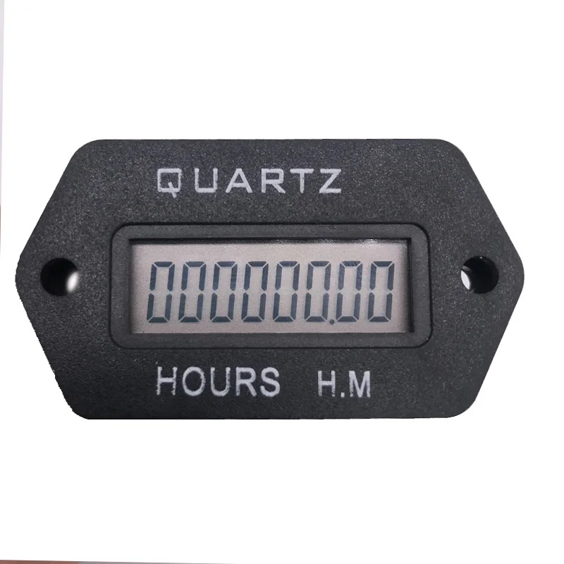 

Vehicle Boat Truck Motorcycle Timer Counter 999999.59 Dnap in LCD Digital Hour Meter Accumulate for generator DC 12-36V HM1001