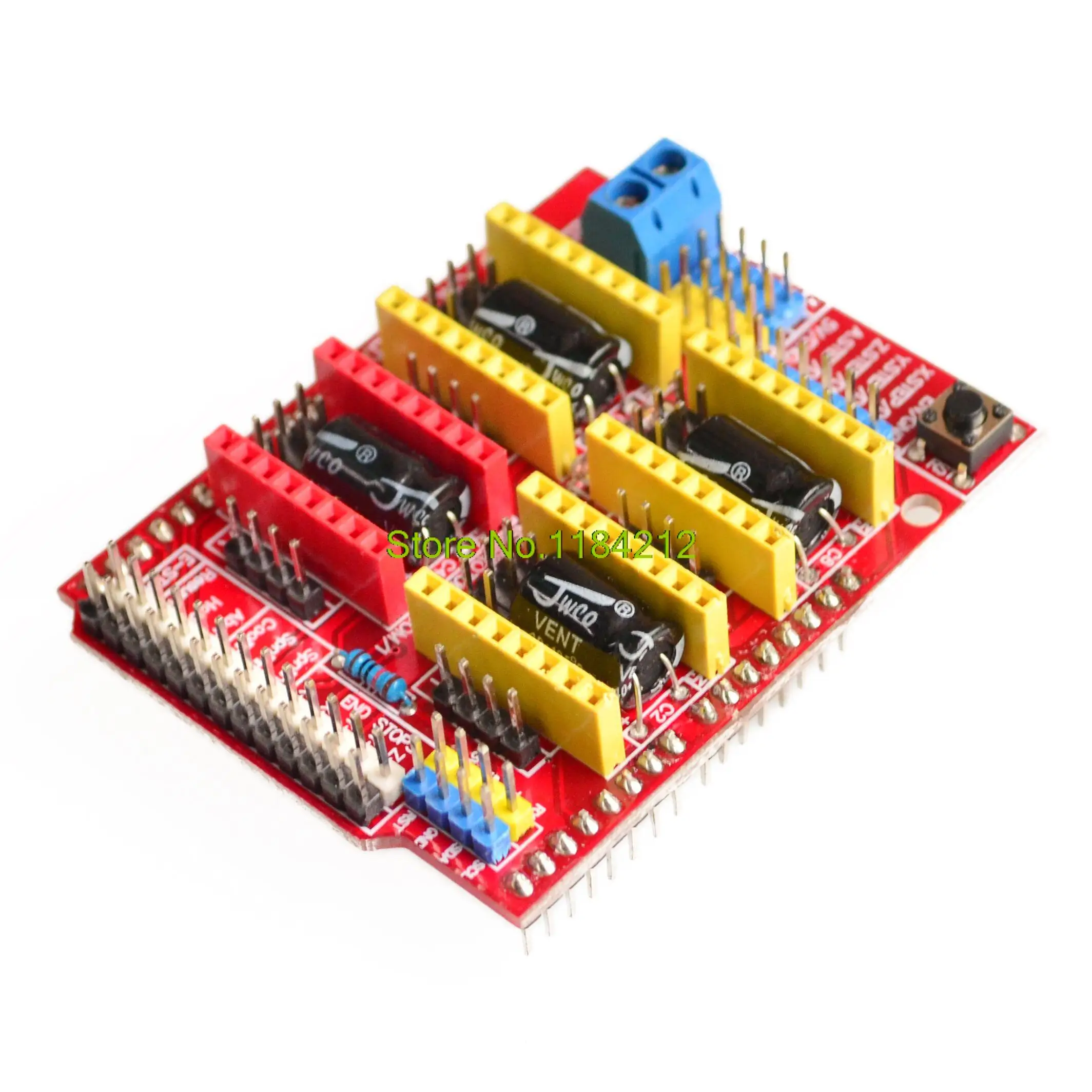 Новый cnc щит v3 гравировальный станок/3D принтер/+ 4 шт. A4988 Плата расширения