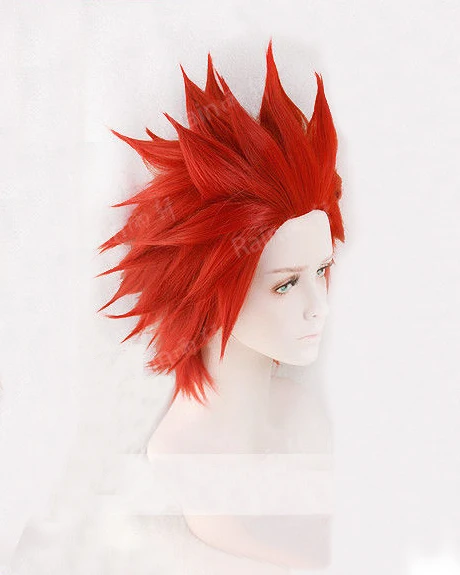 My Hero Academy Boku no Hiro Akademia Eijirou Kirishima Eijiro короткие красные волосы Косплей Аниме парик(нужен ваш стиль)+ парик Кепка