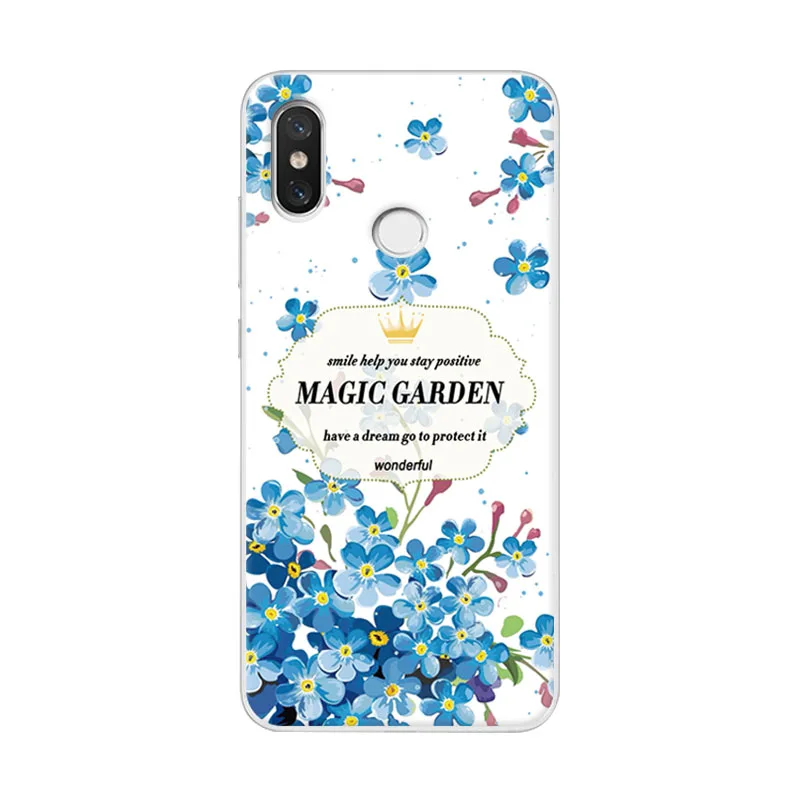 Captain America Phone Case For Xiaomi Redmi Note 5 Pro Ample Cute Flowers Soft Silicone Cover Cases Coque |