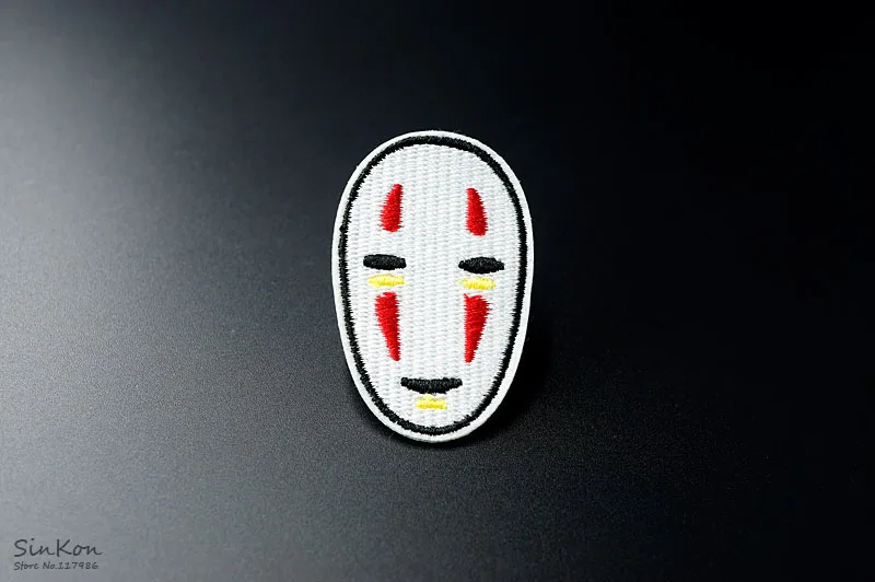 No Face Man размер: 3,3x5,2 см Железный патч вышитая аппликация швейная одежда наклейки одежда аксессуары значки
