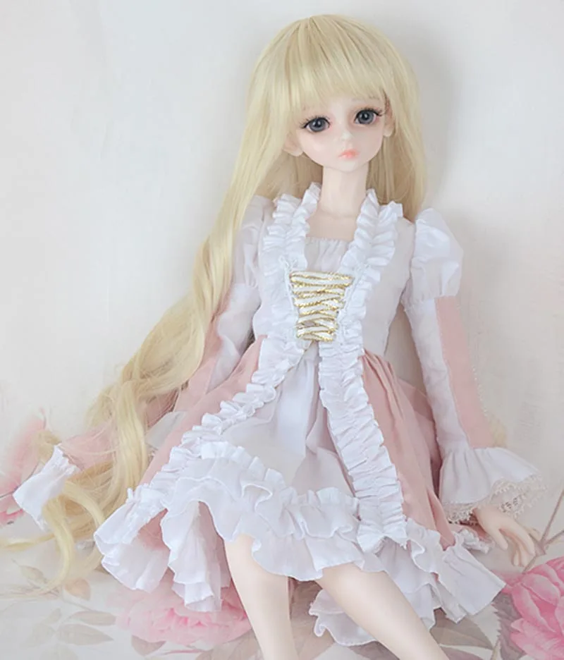 Vestido de mu&ntilde;eca BJD SD para ni&ntilde;as, ropa de moda, vestido de colores rosas, env&iacute;o gratis, 1/3, 1/4, 1/6, 1/8-4