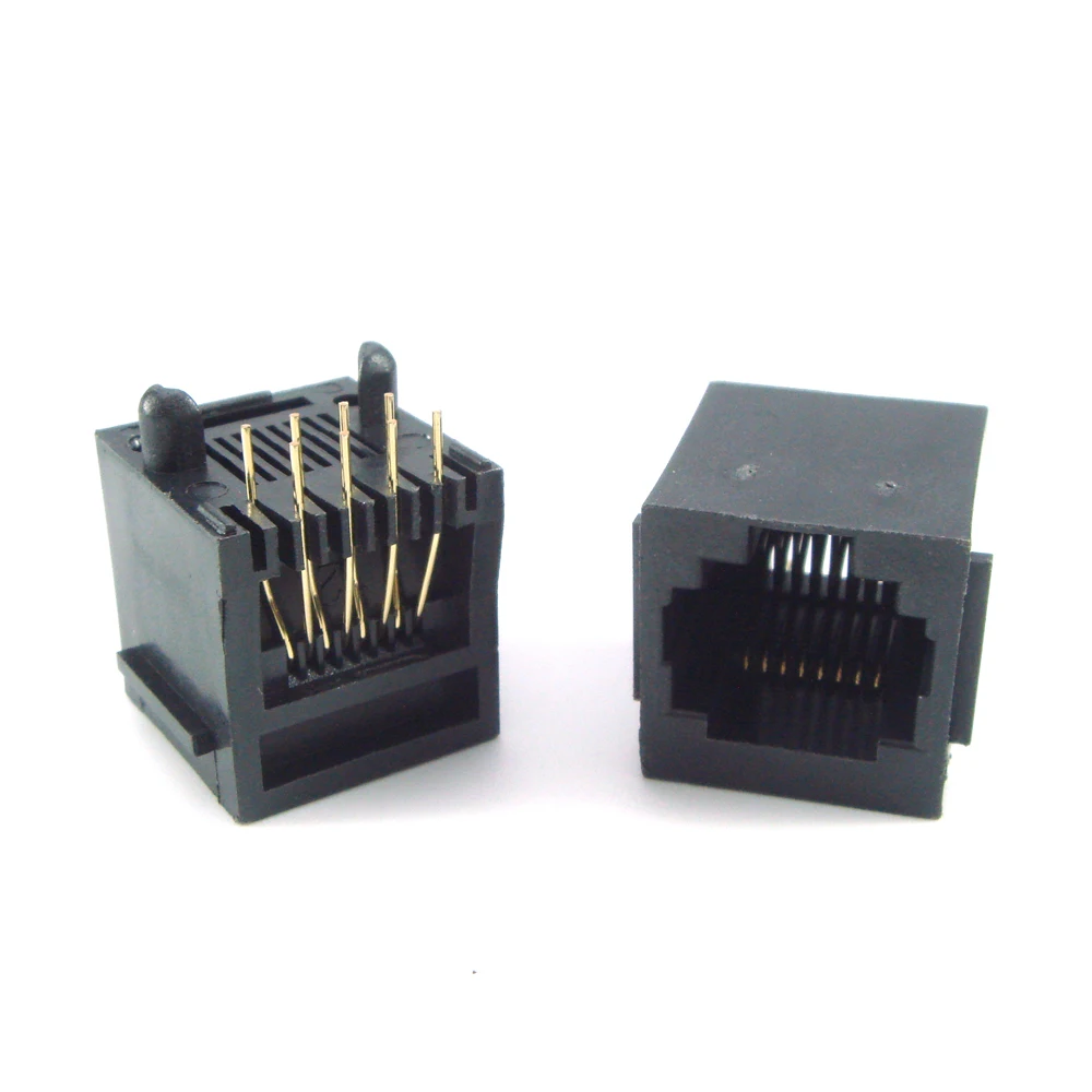 9 шт./лот Неэкранированные сетевые модульные разъемы для печатных плат RJ45 8P8C|lot lot|