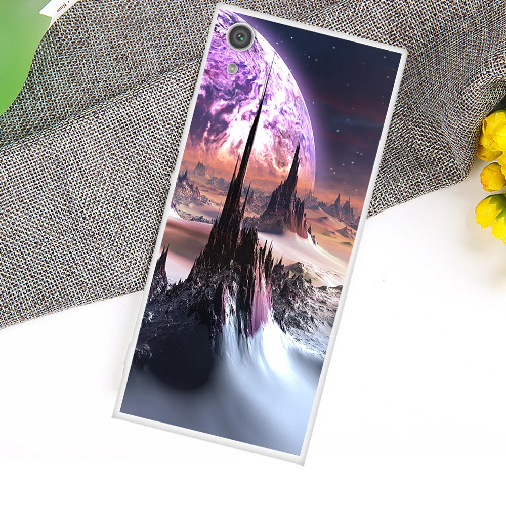 Чехол для телефона Sony Xperia XA1 Ultra картонный мягкий чехол с рисунком звездного неба