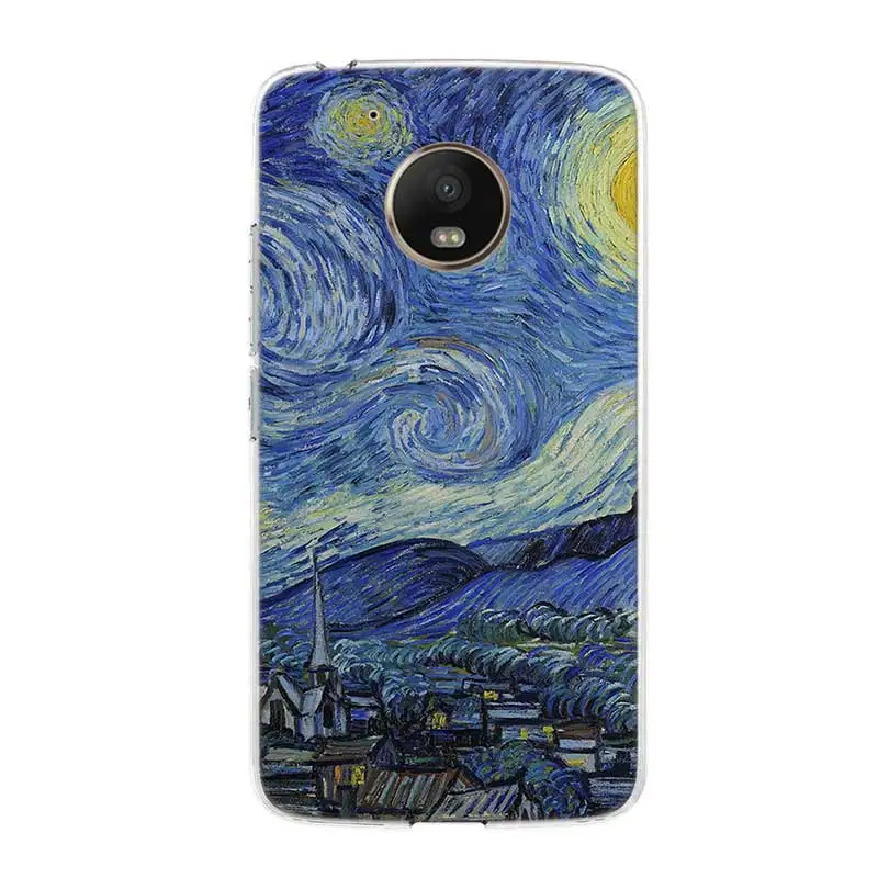 Abstract Pinturas Art силиконовый корпус Корпус задняя крышка для Motorola MOTO G7 G5 G5S G6 E4 E5 Plus G4 Play