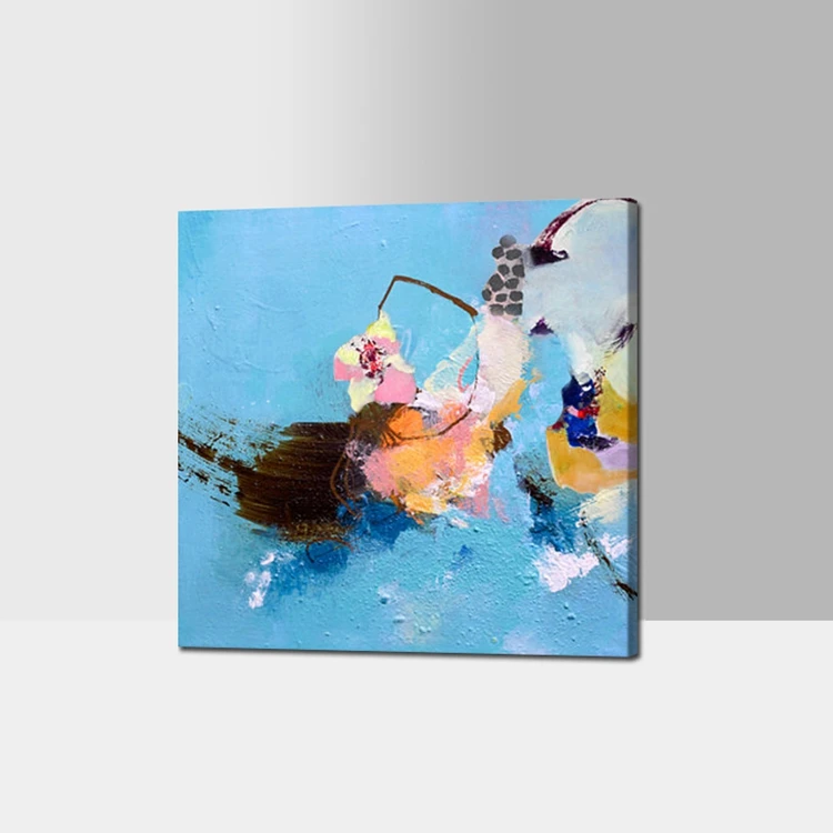 2016 новый дизайн красивые простые акриловые абстрактные картины на холсте