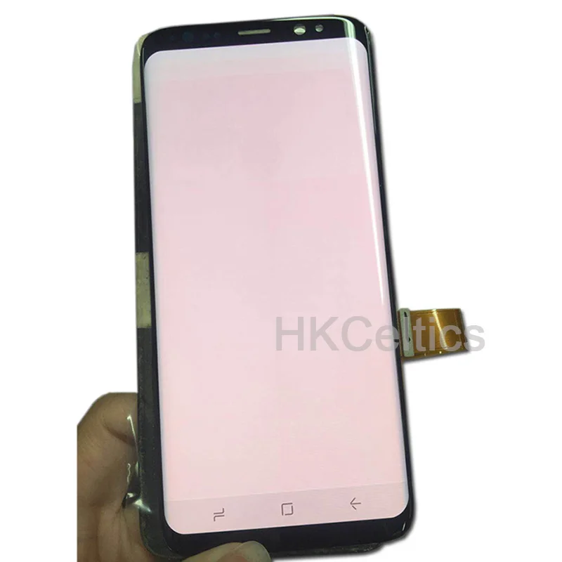Дисплей для samsung Galaxy s6 edge plus G925 G928 ЖК-дисплей с экраном S8 plus G950 G955 дигитайзер S7 Edge G935F сенсорный экран+ красный ожога