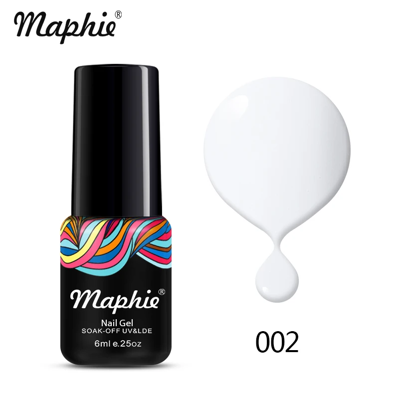 002 Maphie 78 цветов Блестящий Блеск УФ-гель для ногтей неоновый цвет Блестки УФ-гель светодиодный лак для ногтей впитывающийся Полупостоянный лак для ногтей - Цвет: 002