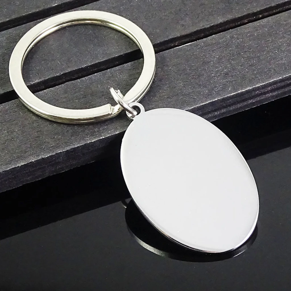 10 Pieces Metal Flat Oval Circle Blank Coin Stamping Charms Tag Pendants | Украшения и аксессуары