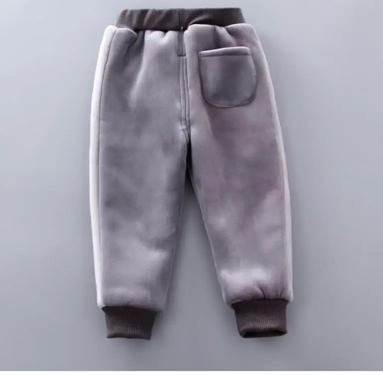 Baby Boys Girls Warm Set Winter Cartoon cat Kids Thickening Hooded Vest+Sweater+Pant Three-piece Sport Suits Children Clothing