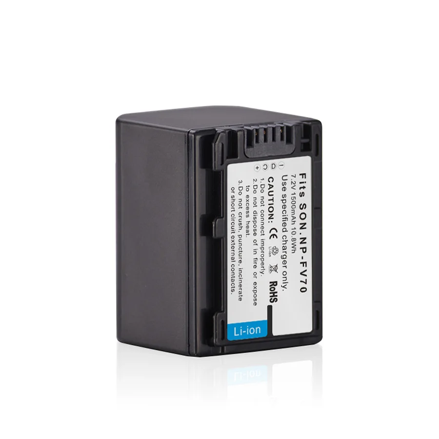 Сэнгер NP-FV70 NP FV70 NPFV70 литийионный Аккумулятор для Батарея для sony NP-FV100 FV50 FV30 HDR-CX230 HDR-CX150E HDR-CX170 CX300 Z1