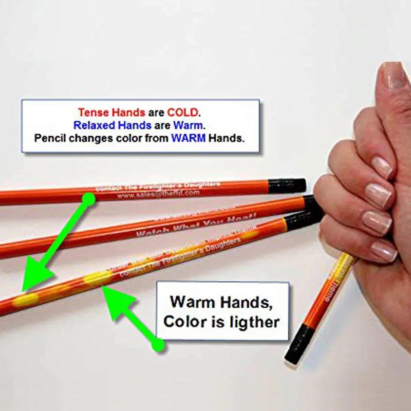 Карандаш с изменением температуры 6 шт. термоактивация расслабление проверка