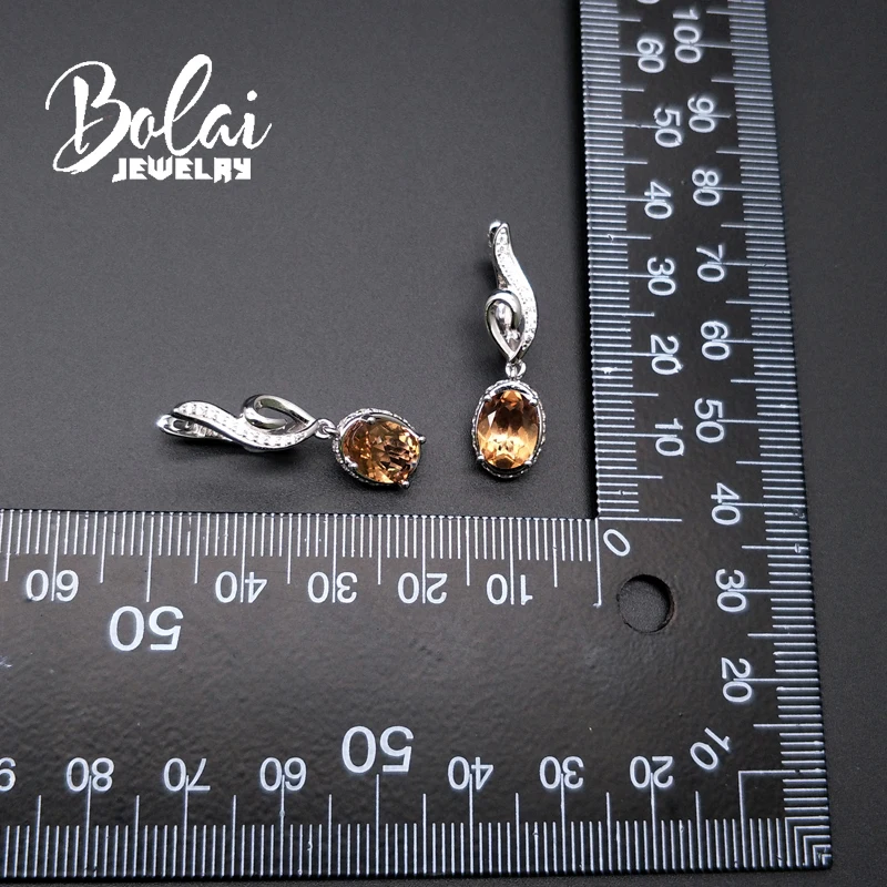 Bolaijewelry серьги с зултанитом из стерлингового серебра 925 пробы драгоценными