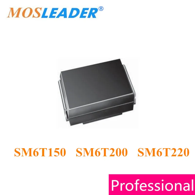 

Mosleader TVS 750PCS DO214AA SM6T150 SM6T200 SM6T220 SMB SM6T150A SM6T200A SM6T220A SM6T150CA SM6T200CA SM6T220CA High quality