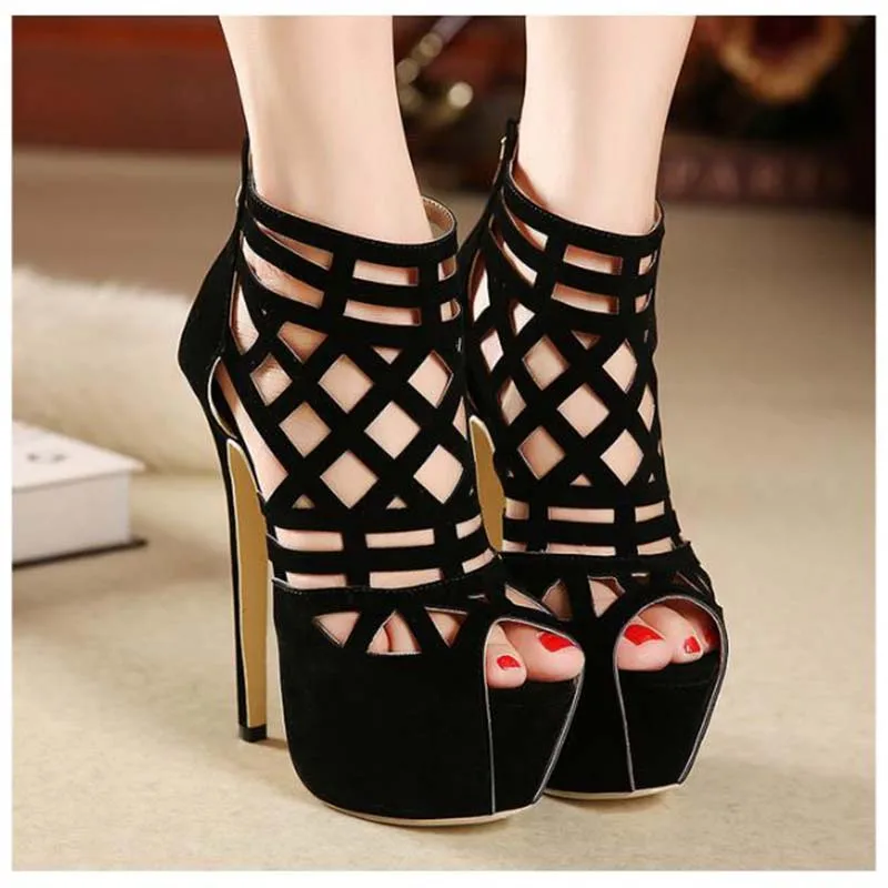 

Women Summer Sandals Women Party Shoes Platform Wedding Pumps Stiletto Heels Open Toe High Heels Dress Shoes